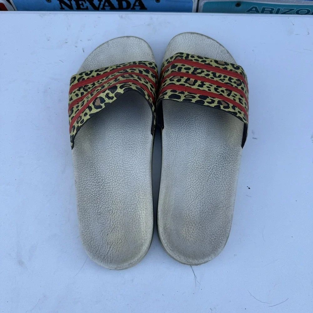 Size 12‎ - Adidas Originals Adilette Leopard Men's Slides Sandals FX5845 Italy